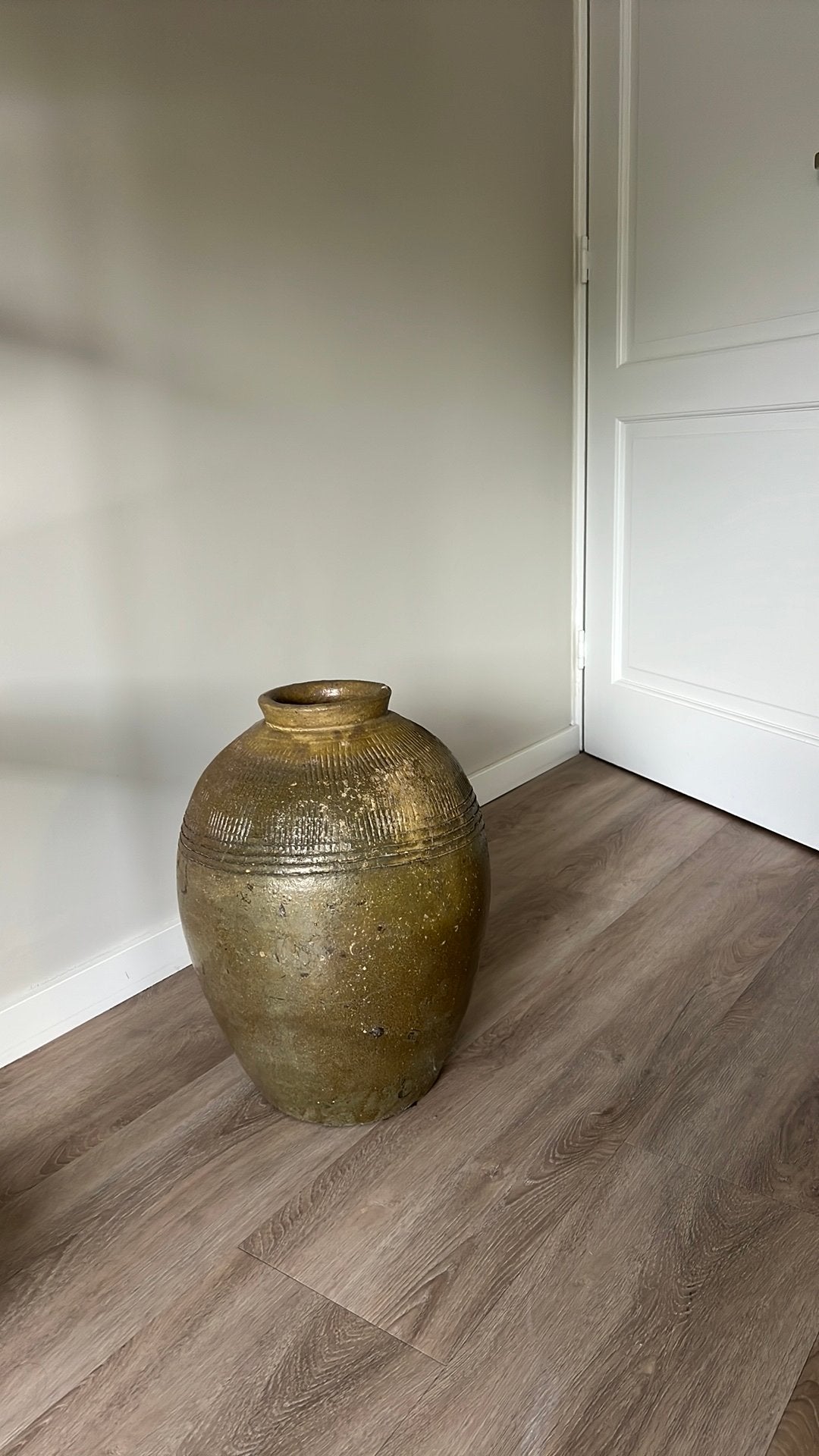 Kruik/pot van aardewerk, Ophalen, Zo goed als nieuw