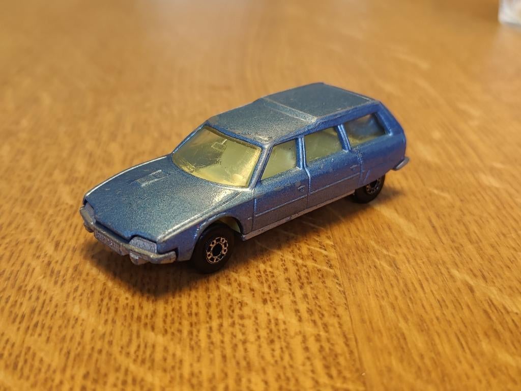 Matchbox Citroen CX BLAUW, Ophalen of Verzenden, Zo goed als nieuw, Auto