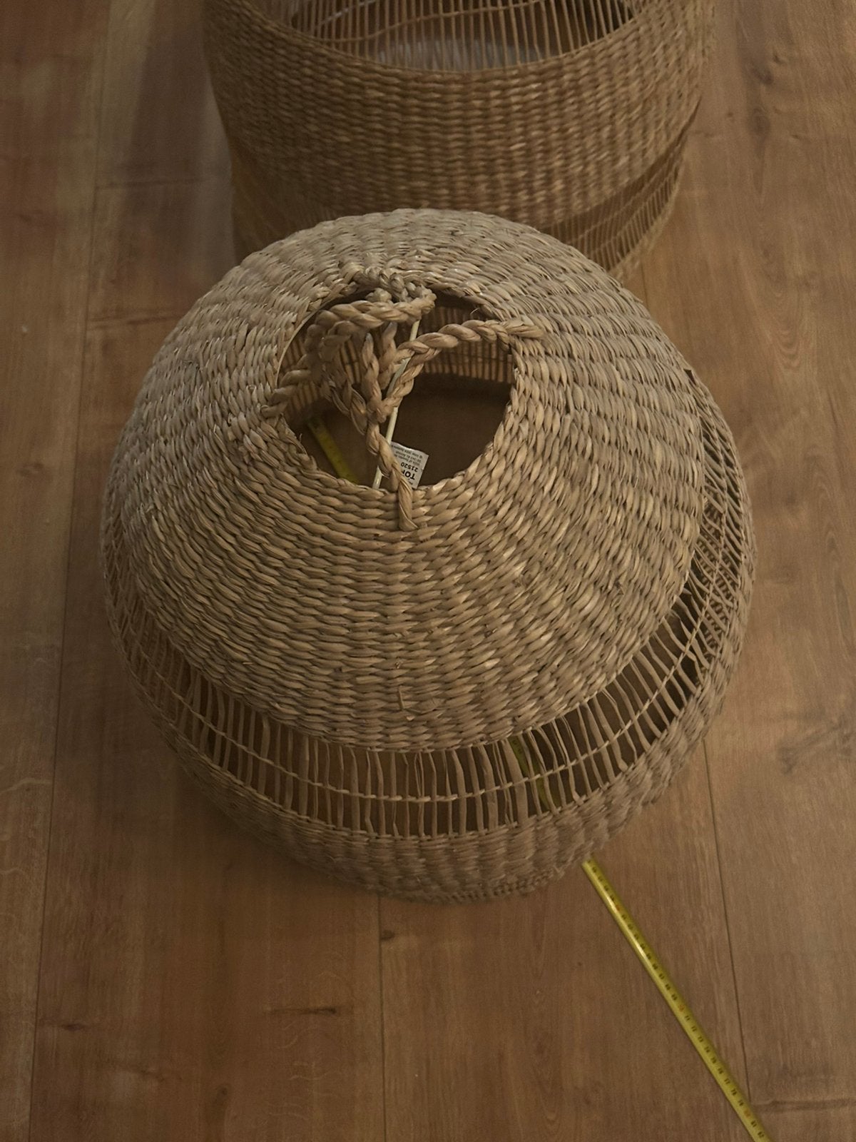 IKEA TORARED lampenkappen – zeegras, 55 cm, Ophalen, Zo goed als nieuw