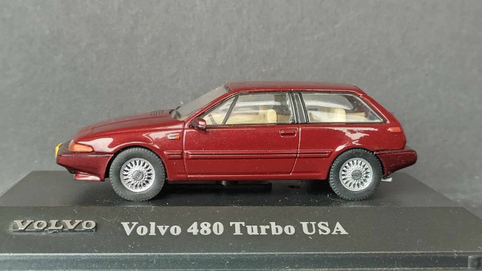 Volvo 480 Turbo Usa 1:43 Atlas Collections Pol, Hobby en Vrije tijd, Modelauto's | 1:43, Overige merken, Auto, Verzenden, .