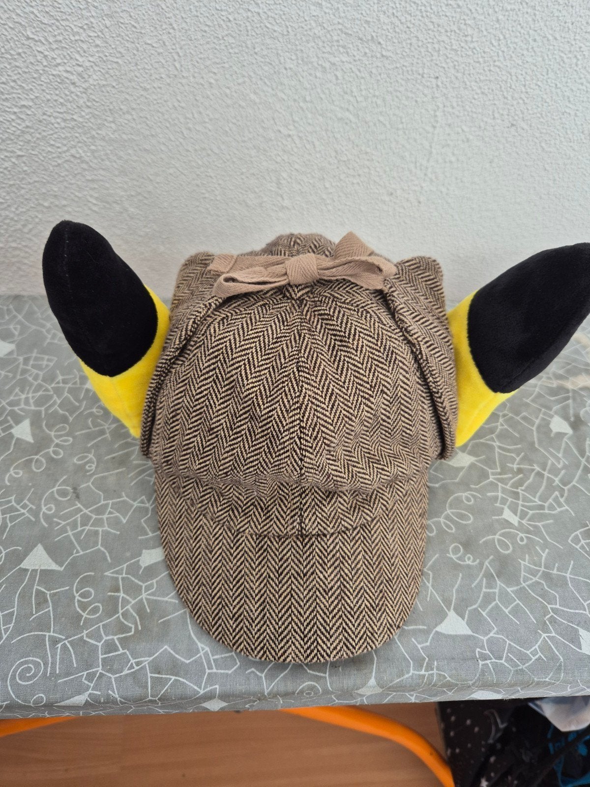 Detective Pikachu pet met oren, Ophalen of Verzenden, Zo goed als nieuw, Pet