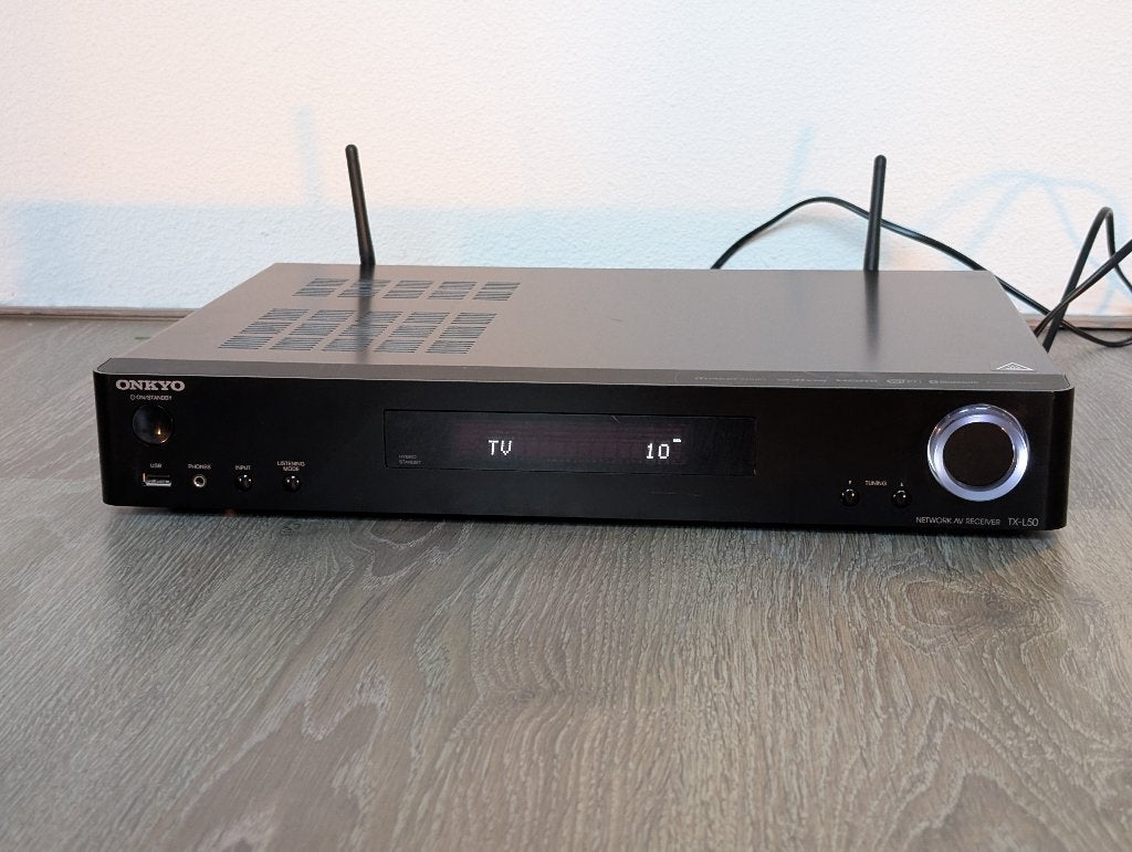 Onkyo TX-L50 Zwart, Ophalen, Gebruikt, 120 watt of meer, Onkyo