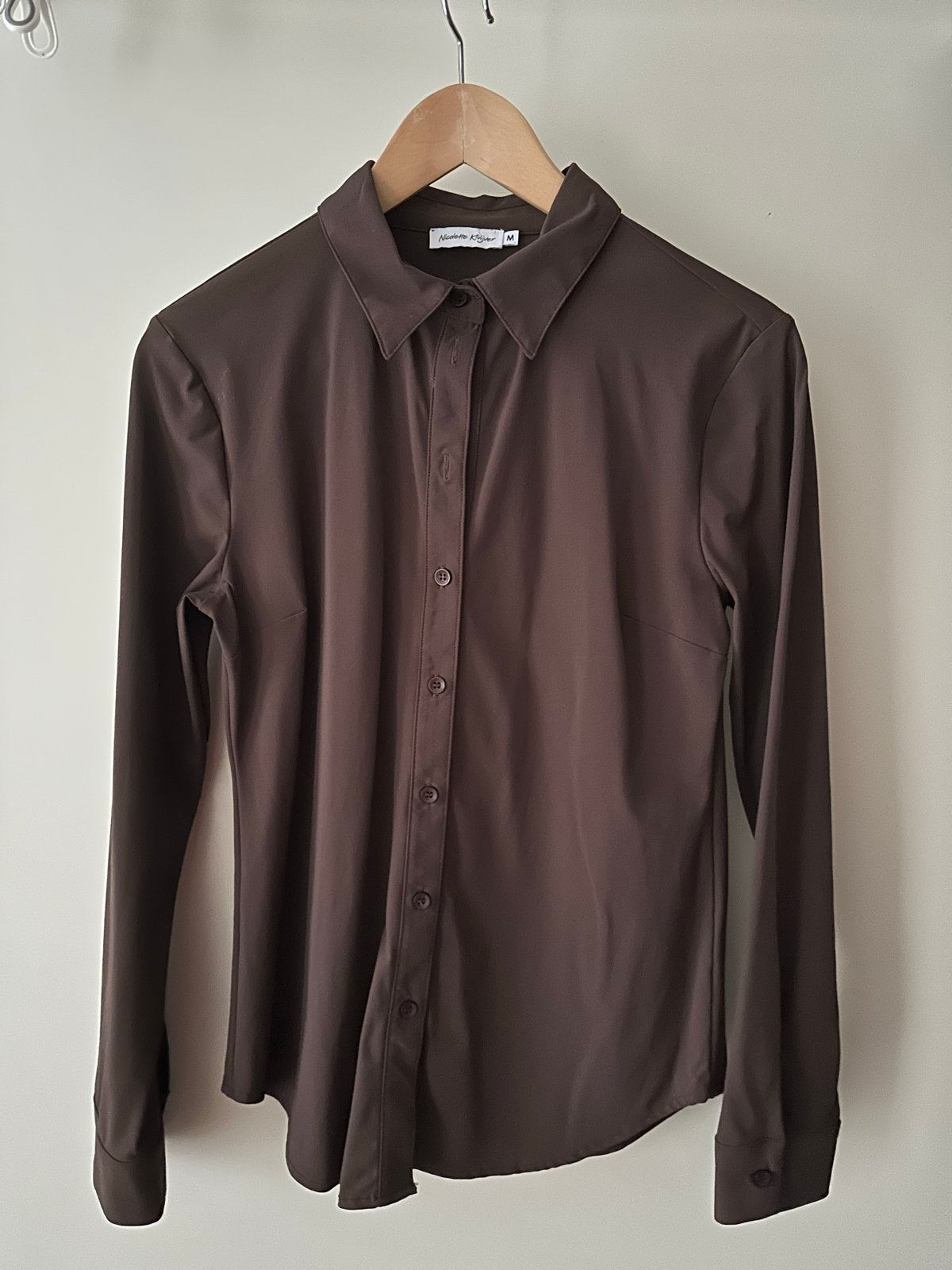 Nicolette Kluijver Travel Blouse Maat M Bruin, Kleding | Dames, Ophalen of Verzenden, Zo goed als nieuw, Maat 38/40 (M), Bruin