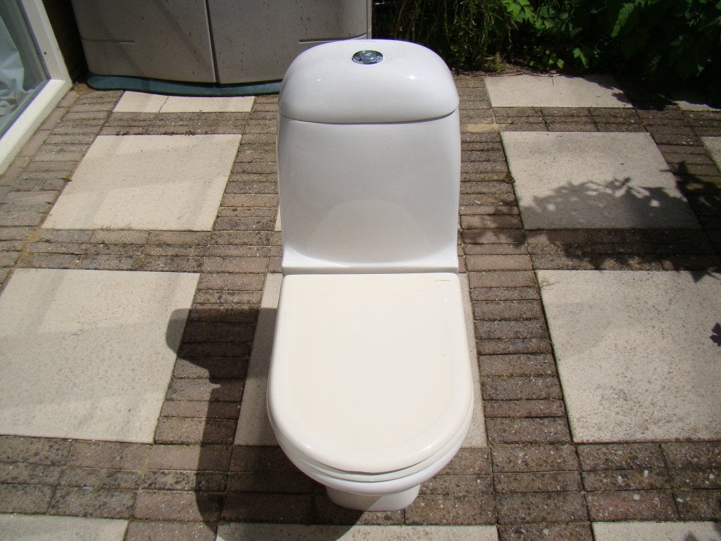 Sphinx toilet staand achteruitlaat gebruikt, Ophalen, Gebruikt, Toilet
