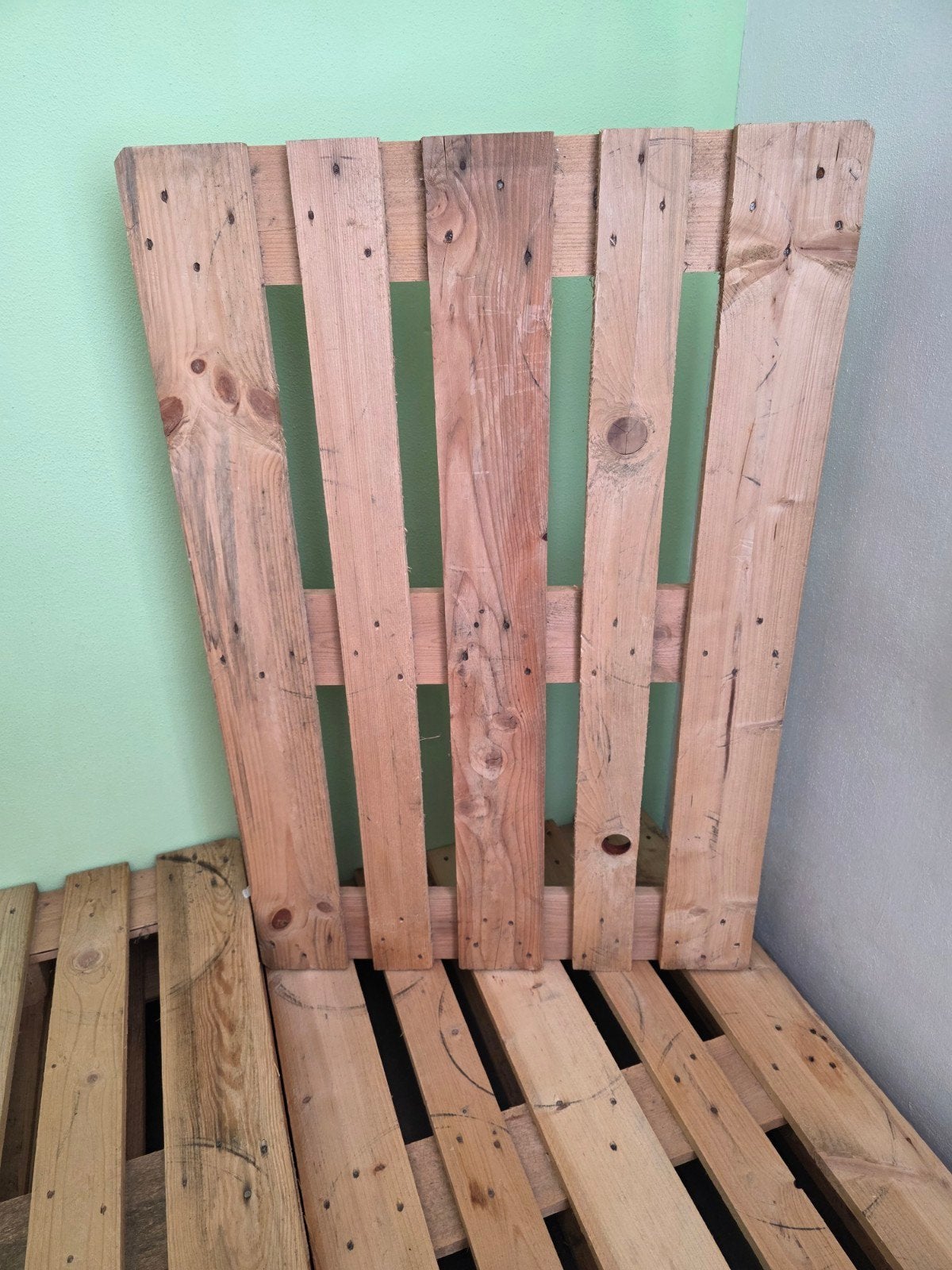 Pallets 80x120 cm - 6 stuks, Ophalen, Gebruikt, Pallet