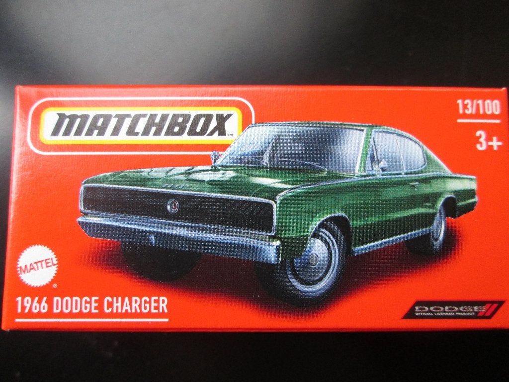 Dodge Charger 1966 Matchbox 1:64, Ophalen of Verzenden, Nieuw, Auto