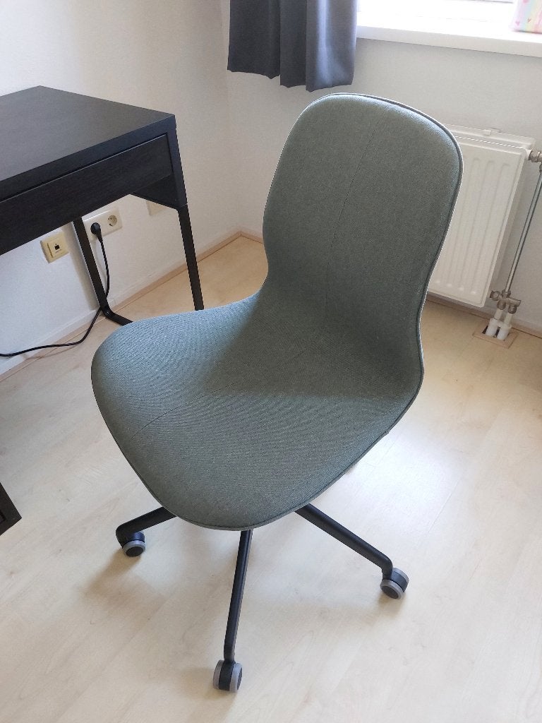 Bureaustoel Langfjall, Huis en Inrichting, Bureaustoelen, Ophalen, Zo goed als nieuw, Groen, Bureaustoel