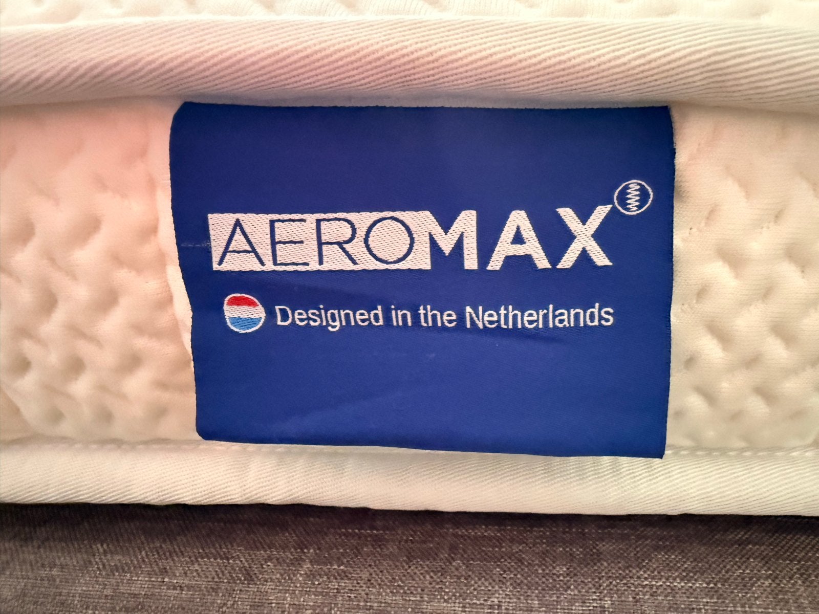 Zo goed als nieuwe Aeromax Comfort I topper, Huis en Inrichting, Ophalen, Tweepersoons, Zo goed als nieuw, Matras