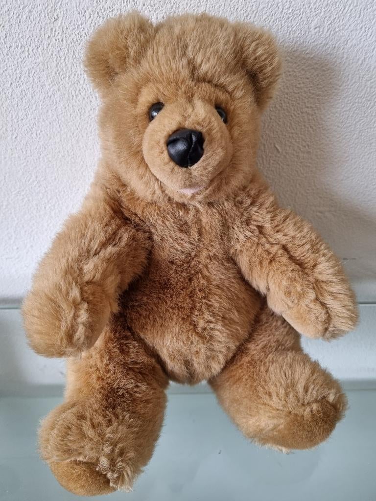 Orig,WOODLAND BEAR CO,BrownGrizzlyBear,29cmMIDDELabel,Izgst!, Overige merken, Overige karakters, Beer, Ophalen of Verzenden