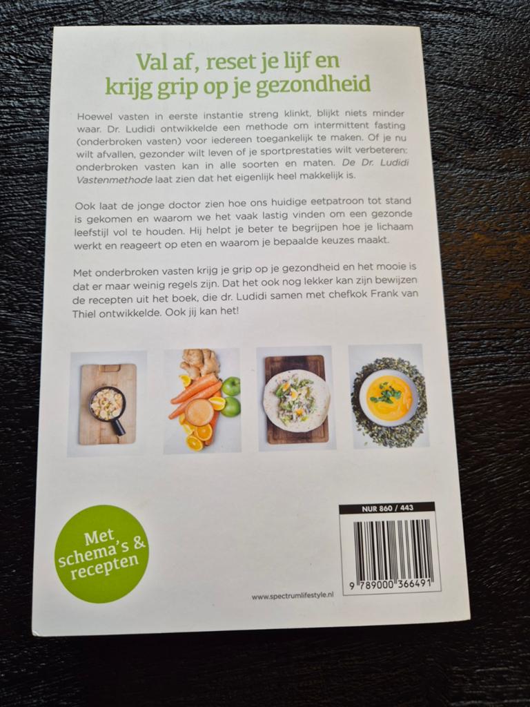 Val af, reset je lijf en krijg grip op je gezondheid, Boeken, Ophalen of Verzenden, Zo goed als nieuw, Dieet en Voeding, Dr. Ludidi