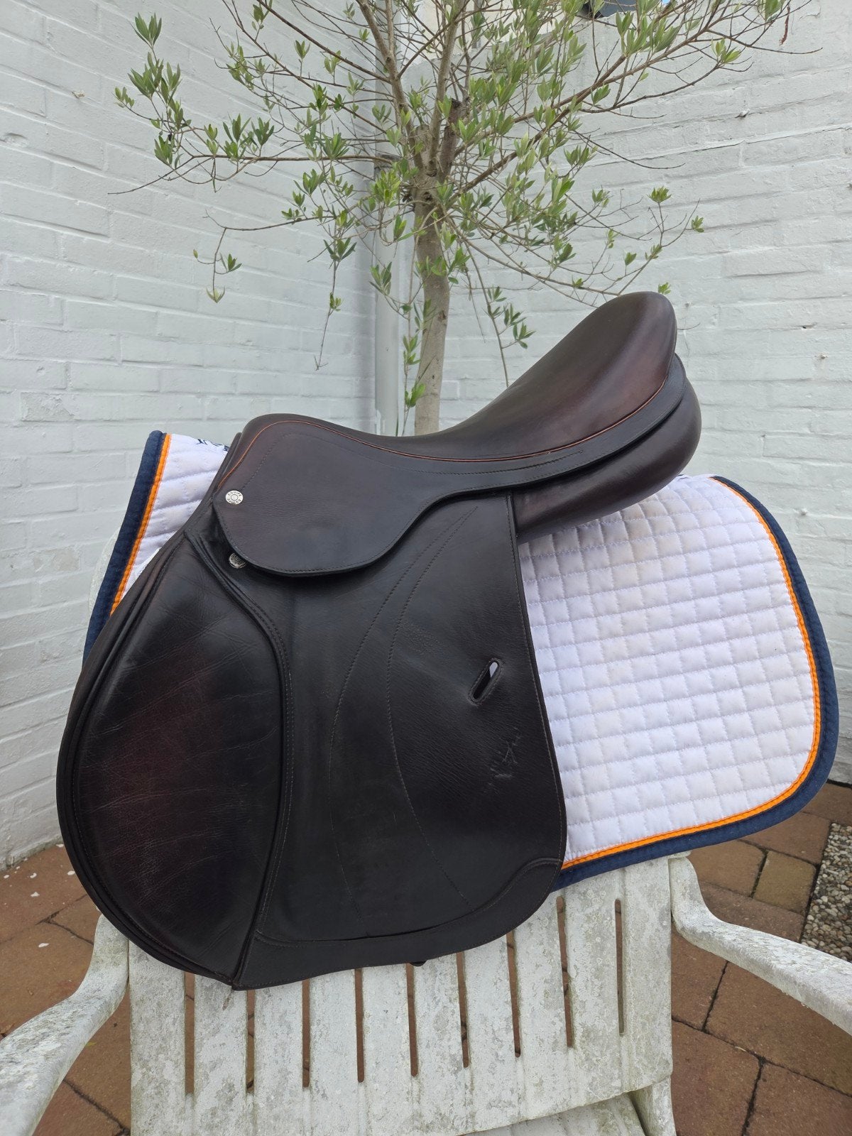 Topkwaliteit zadel Equipe expression 18 inch, Ophalen, Zo goed als nieuw, Dressuur