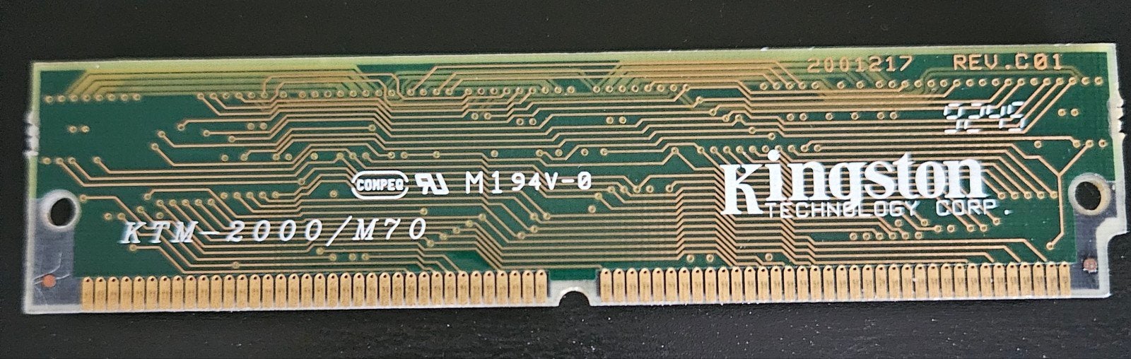 Zeldzame Kingston KTM-2000/M70 RAM Module voor IBM PS/2, Computers en Software, RAM geheugen, Ophalen of Verzenden, Zo goed als nieuw