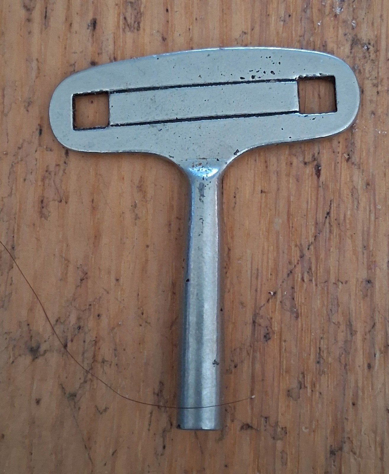 Antieke klok sleutel 3mm, Antiek en Kunst, Ophalen of Verzenden