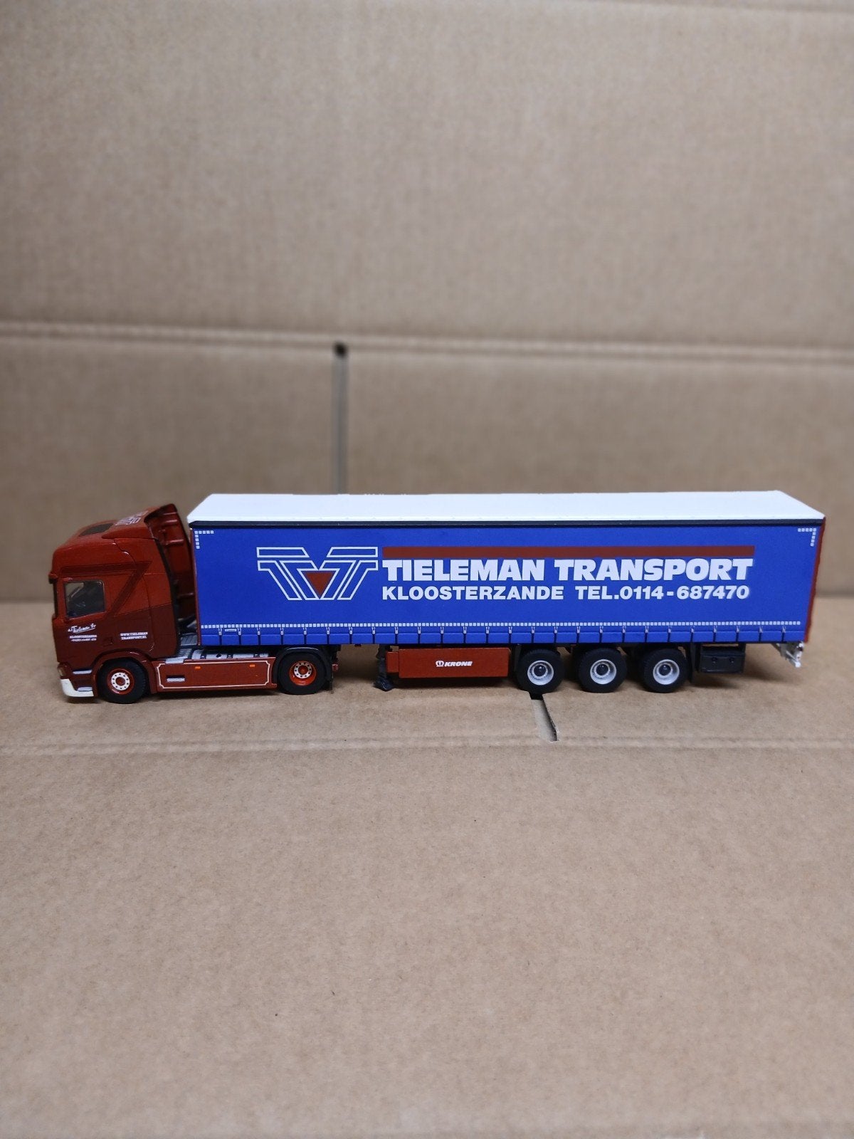 WSI Scania met trailer, Ophalen of Verzenden, Bus of Vrachtwagen, Wsi