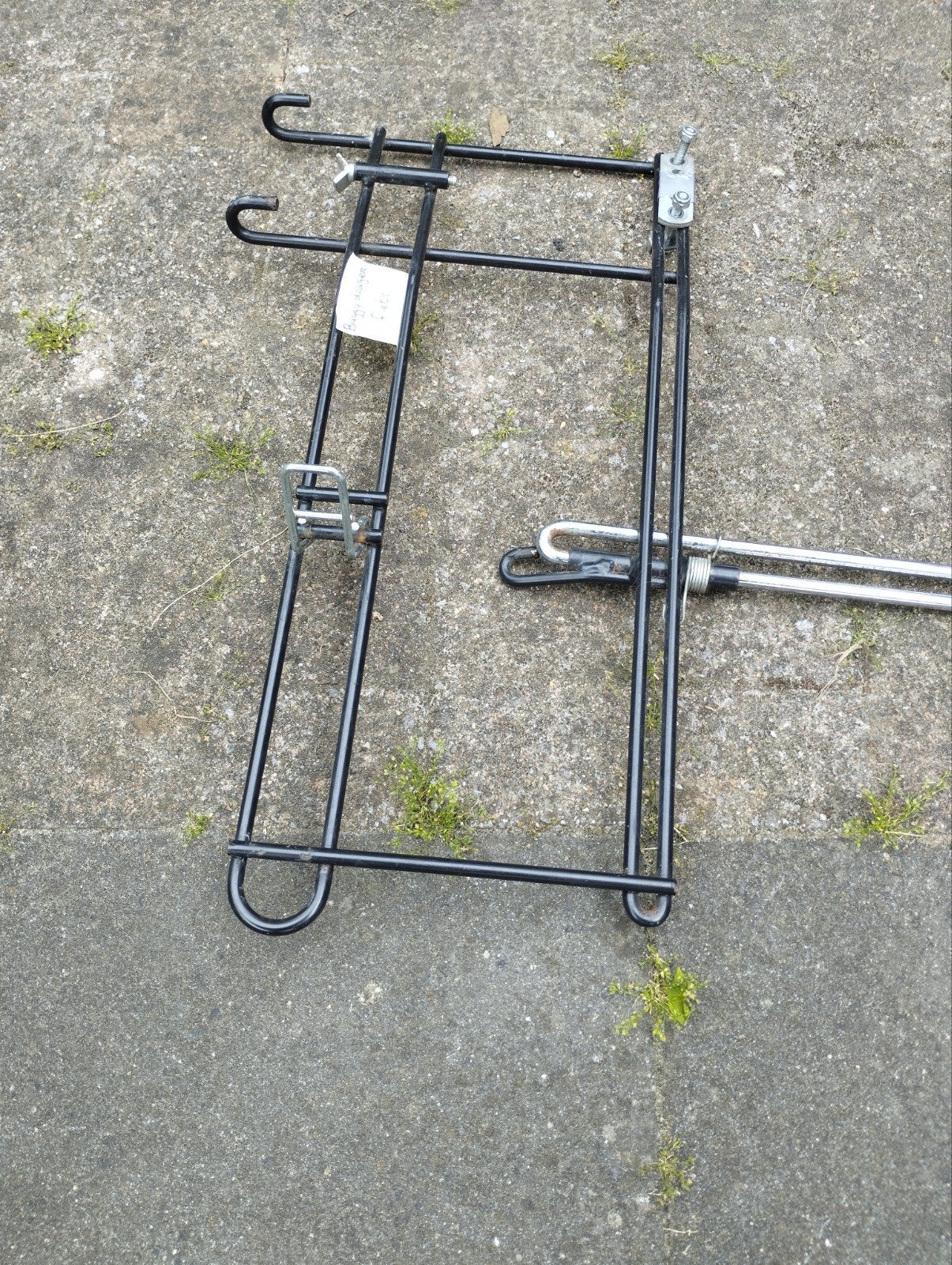 Buggydrager voor op fiets, Ophalen