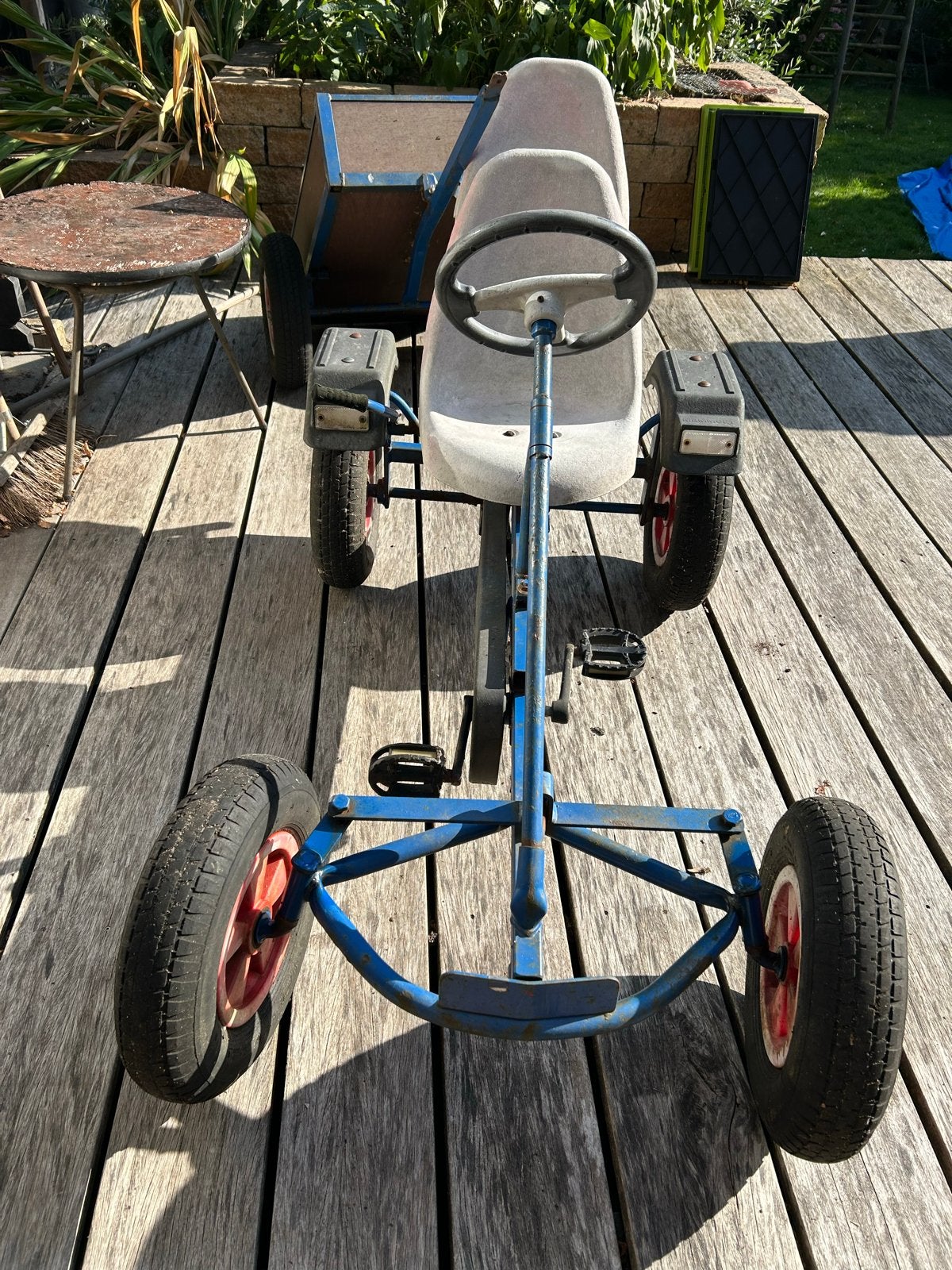Mammoet skelter met duozit en aanhanger, Ophalen, Gebruikt, Mammoet, Duozit