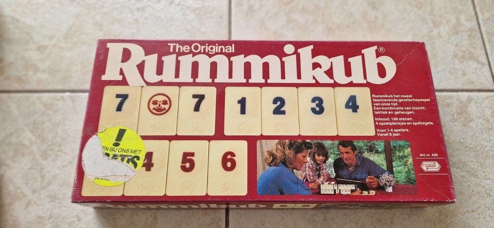 Rummikub The Original Gezelschapsspel, Drie of vier spelers, Ophalen of Verzenden, Gebruikt, Adama