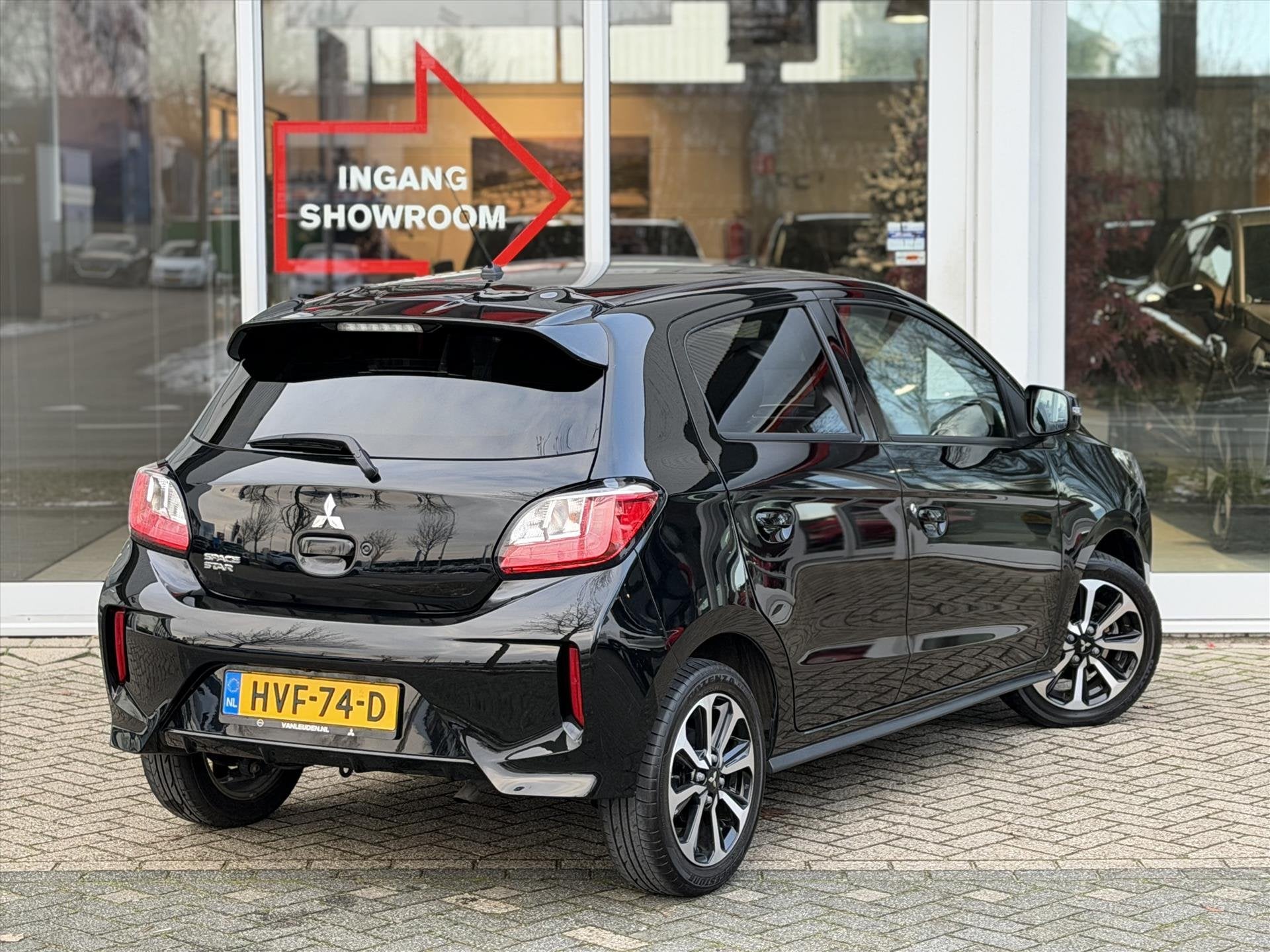 MITSUBISHI Space Star 1.2 CVT Instyle | Cruise Control | Cam, Auto's, Gebruikt, Leder en Stof, Zwart, Bedrijf