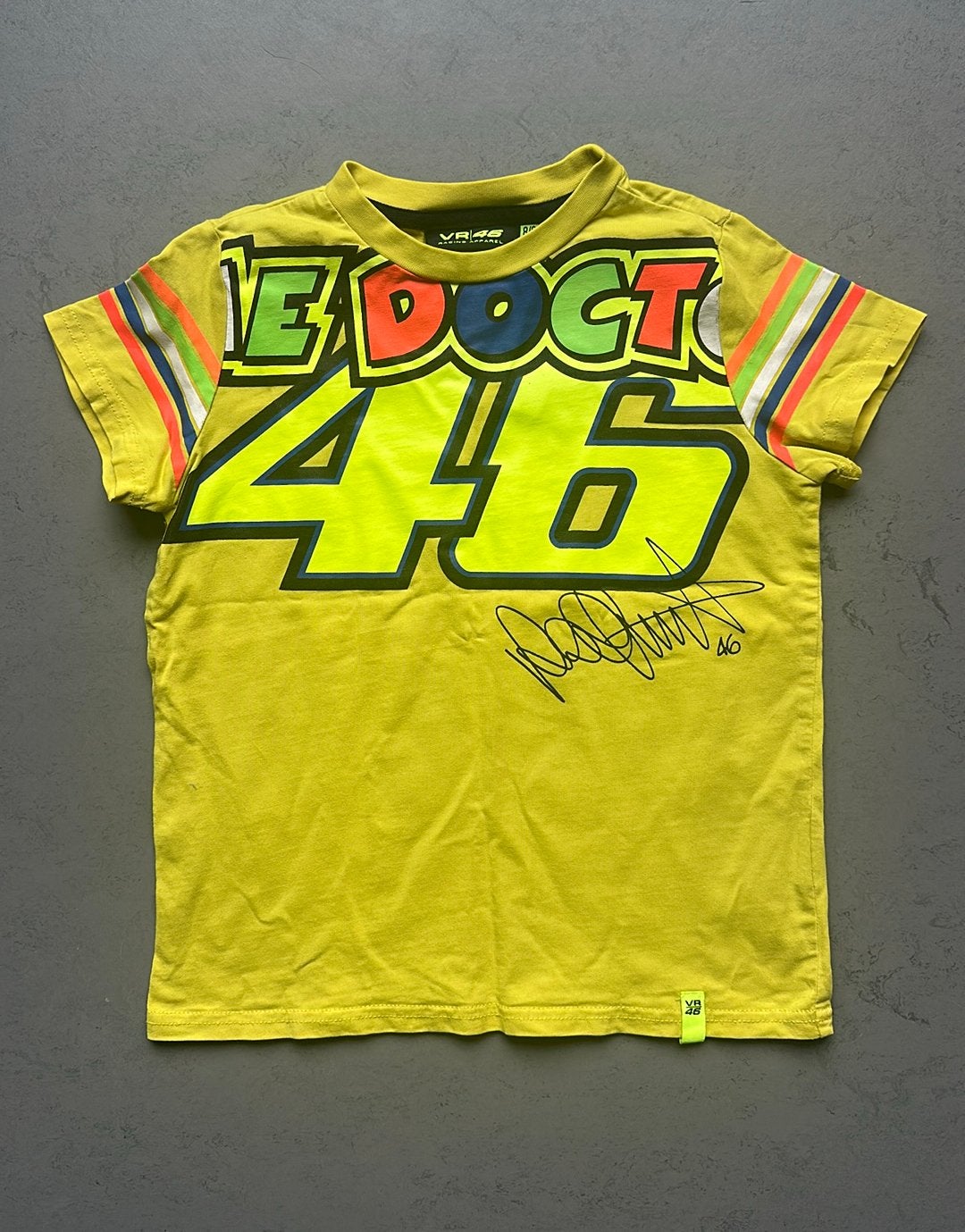 Valentino Rossi t-shirt maat 122, Ophalen of Verzenden, Zo goed als nieuw, Jongen of Meisje, Shirt of Longsleeve