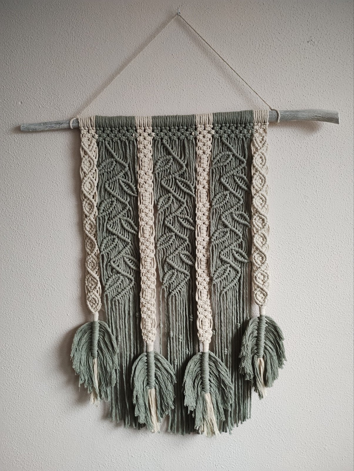 Handgemaakte macramé wandhanger. Sisters Forever., Ophalen of Verzenden, Nieuw