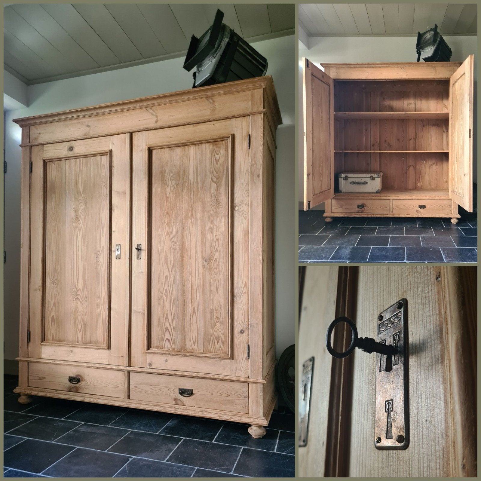DEMONTABEL! Linnenkast, kledingkast meidenkast garderobekast, Huis en Inrichting, Kasten | Kledingkasten, Gebruikt, 150 tot 200 cm
