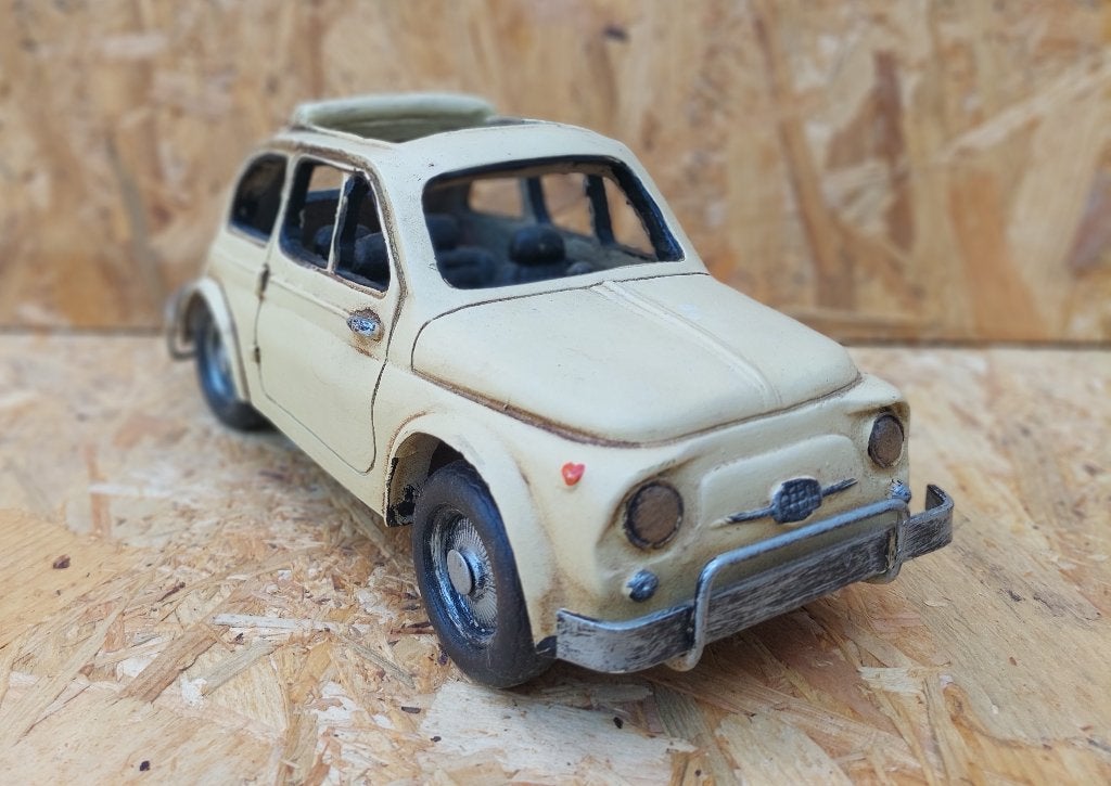 Jayland modelauto / Fiat 500 / Woonaccessoire, Ophalen of Verzenden, Zo goed als nieuw, Auto, Overige merken