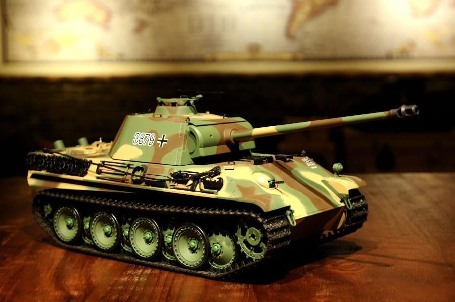 Heng Long - Panther G - 1:16 - R&S en Metal Gears - 7.0, Ophalen of Verzenden, Eiberstraat 9 te Dokkum, Foto Meinema, Nieuw