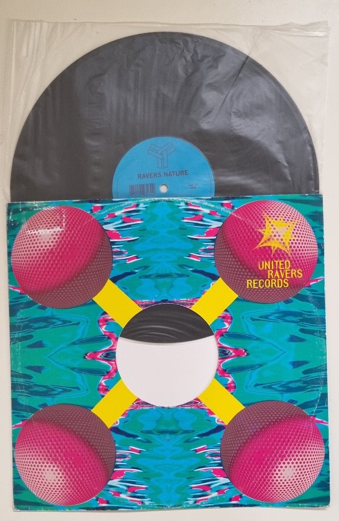 Ravers nature, return of fame, vinyl 12, Cd's en Dvd's, Vinyl | Dance en House, LP, Gebruikt, Ophalen of Verzenden, Techno