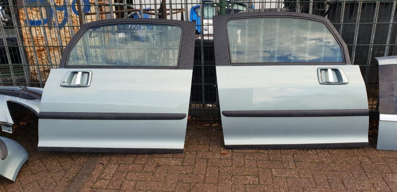 PEUGEOT 1007 PORTIEREN LINKS +RECHTS BJ 2008, Gebruikt, -, Deur, -