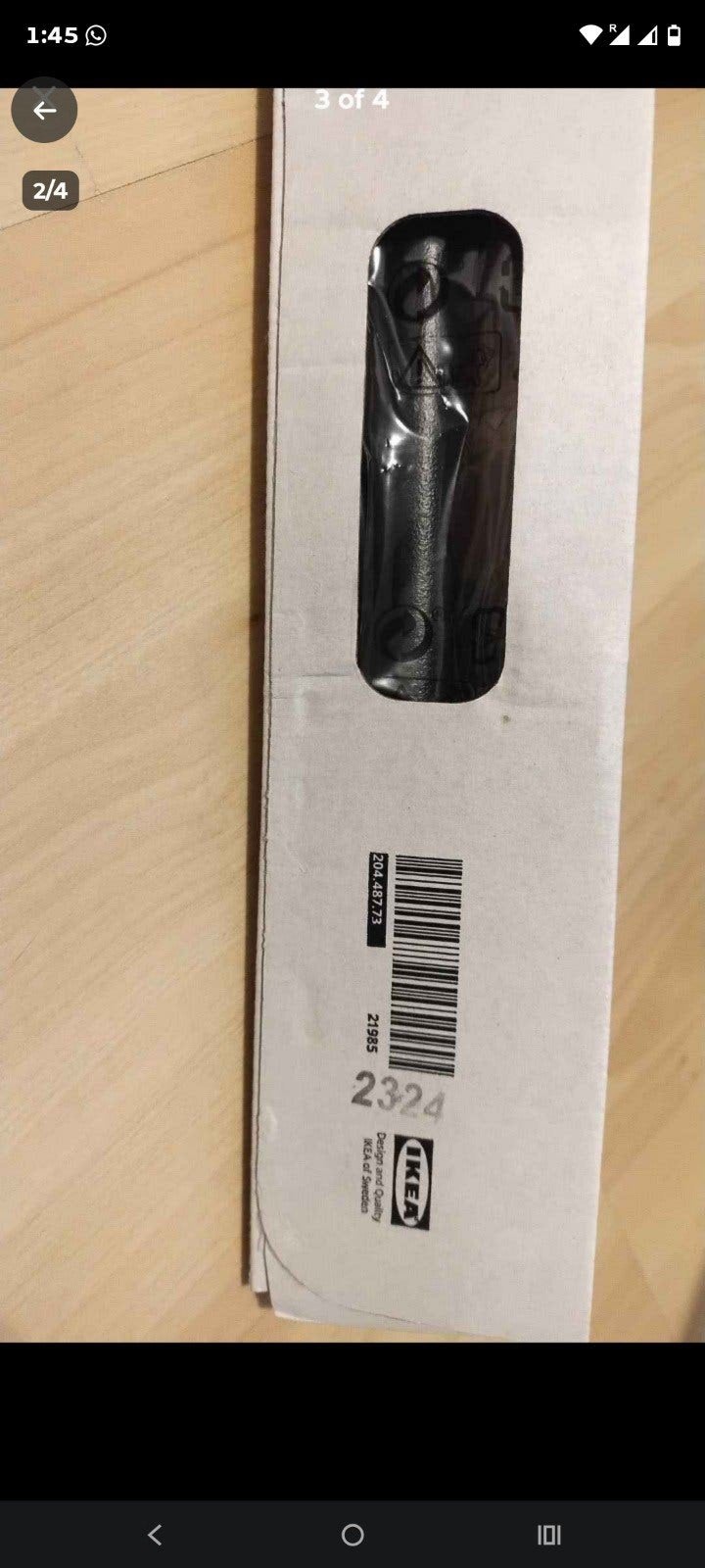 IKEA RIBBA Schilderijenplank & HULTARP Stang Zwart, Zwart, Ophalen of Verzenden, Zo goed als nieuw, Metaal