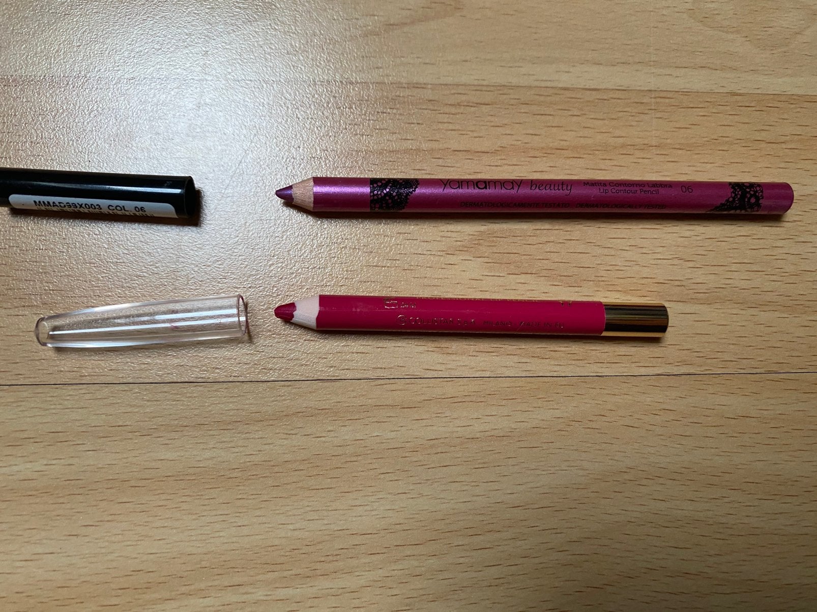 Nieuw lip pencil penseel roze Yamamay en collistar, Ophalen of Verzenden, Zo goed als nieuw, Roze, Lippen