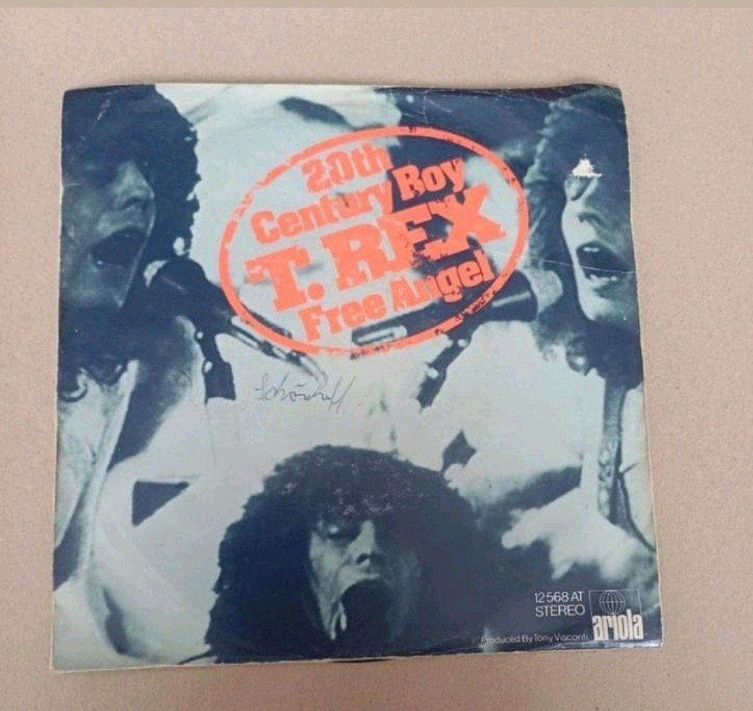 T.Rex - 20th Century Boy, Beschermende buitenhoes, Ophalen of Verzenden, Gebruikt, Pop