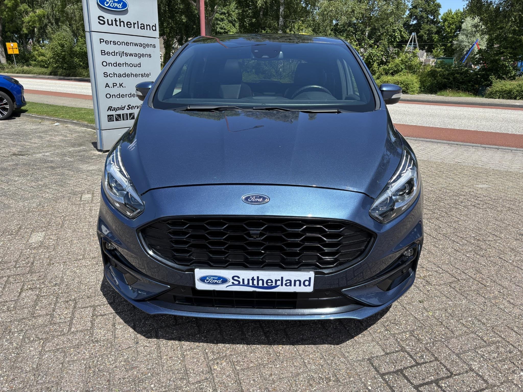 Ford S-Max 2.5 ST-Line FHEV 7 Persoons | 190pk | Panoramadak, Auto's, Stof, 7 stoelen, Bedrijf, Hybride Elektrisch/Benzine