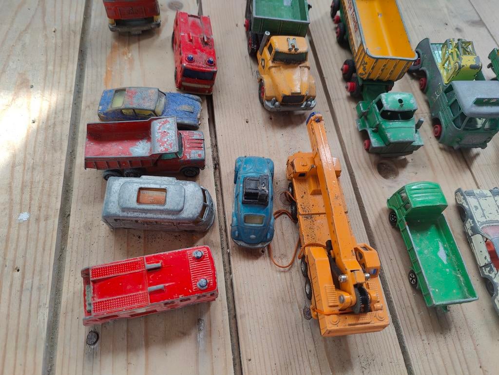 Vintage Matchbox en andere speelgoedauto's - Grote collectie, Verzenden, Gebruikt