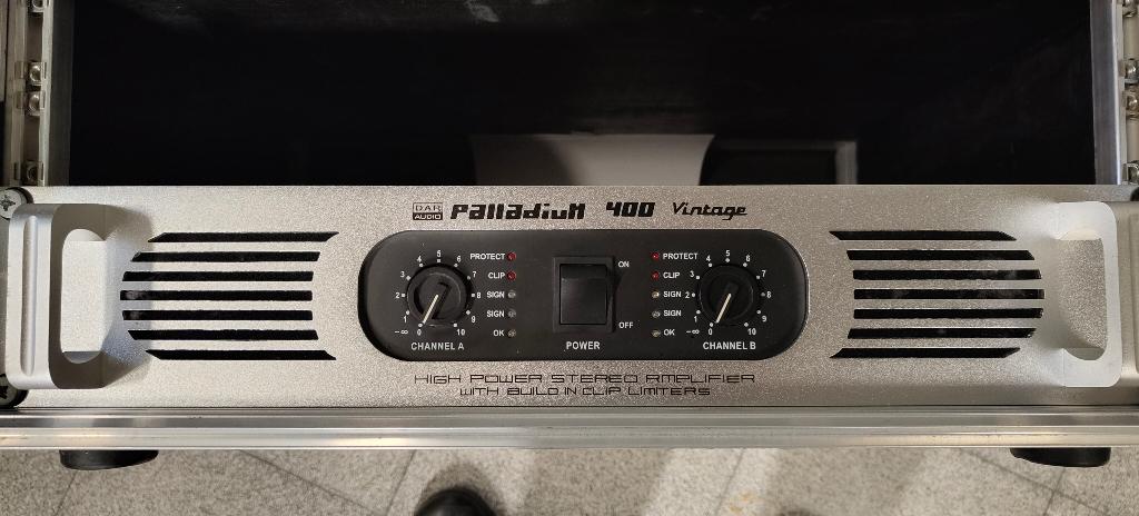 DAP Palladium P-400 versterker in nieuwstaat, Zo goed als nieuw, 120 watt of meer, Stereo, Ophalen