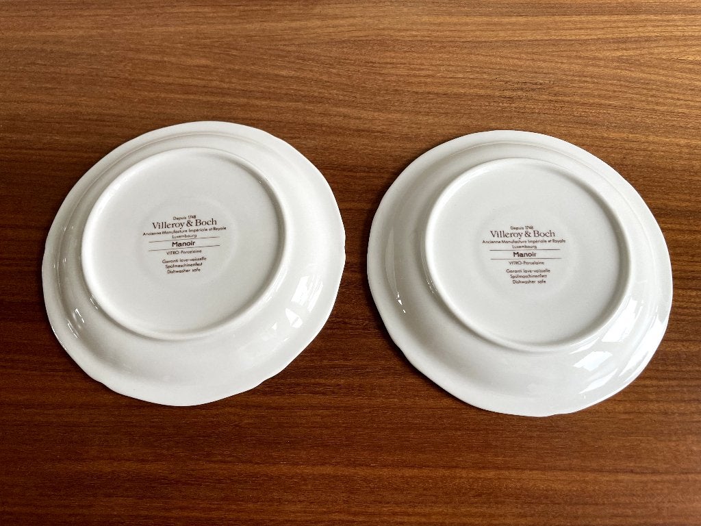 Set van 2 Villeroy & Boch Manoir schotels - 14,5 cm, Klassiek, Villeroy & Boch, Ophalen of Verzenden, Zo goed als nieuw