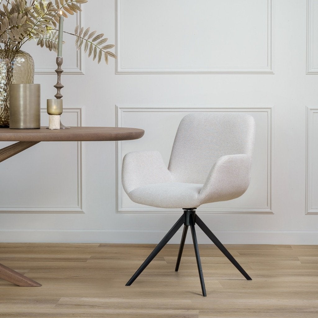 Eetkamerstoel Jax | Gusj | van € 249,- voor € 139,-, Ophalen, Nieuw, Eén, Stof