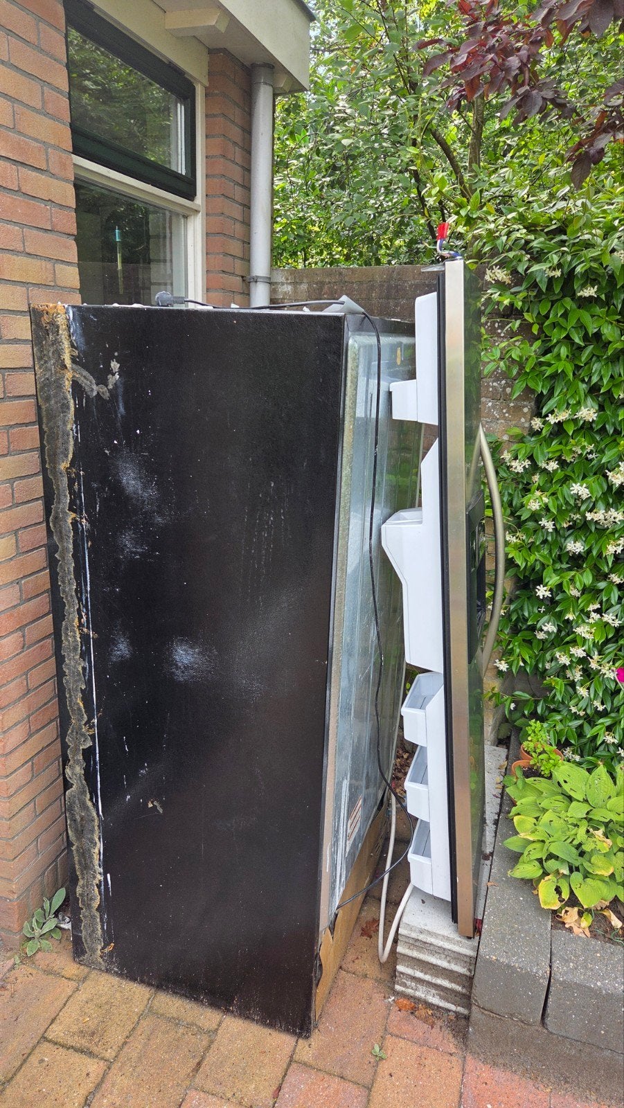 Gratis af te halen defecte whirlpool amerikaanse koelkast, Ophalen, 200 liter of meer, 60 cm of meer, Met aparte vriezer