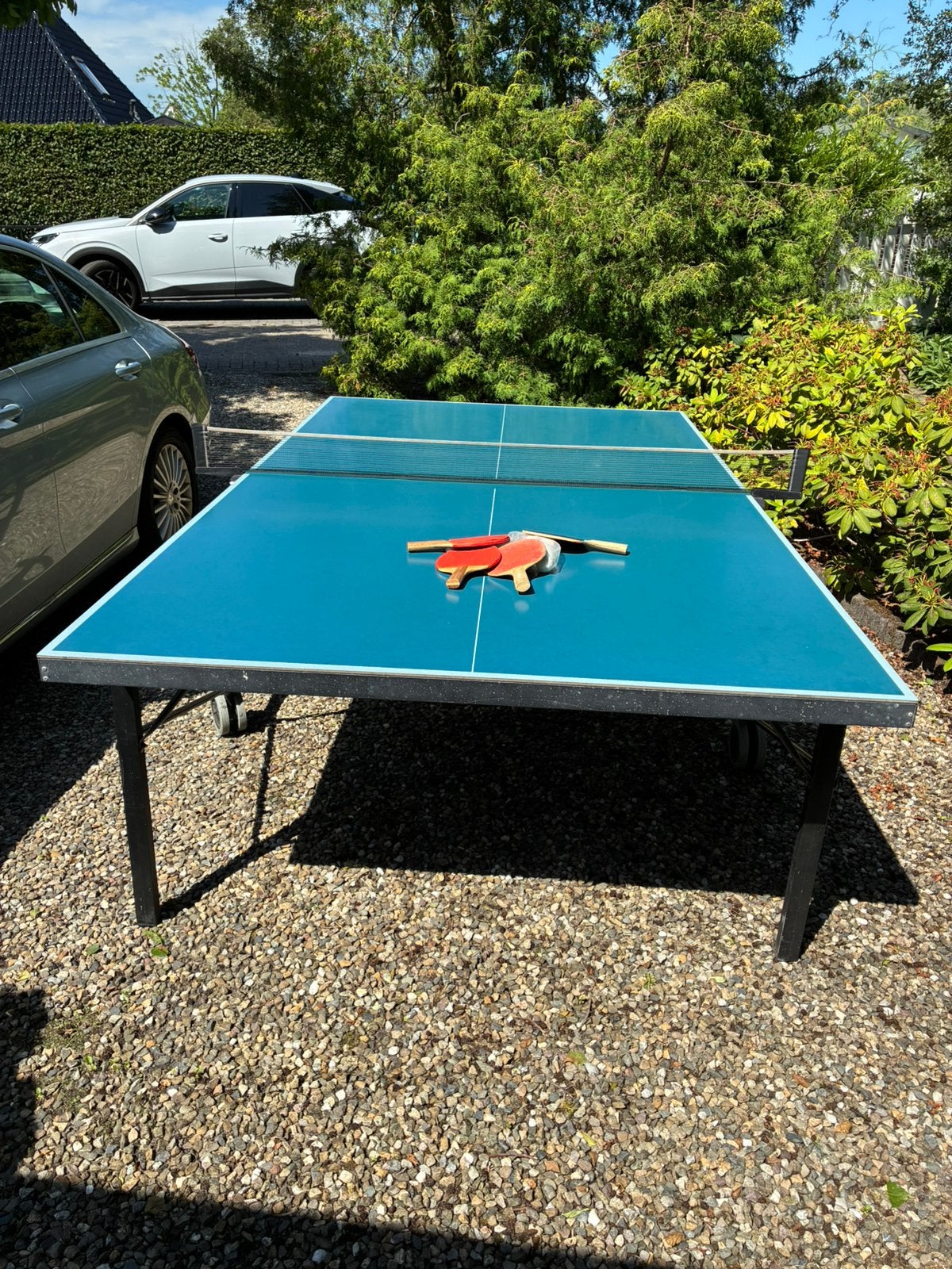 Tafeltennis tafel Cornilleau 240, Ophalen, Gebruikt, Tafel Outdoor, Verrijdbaar