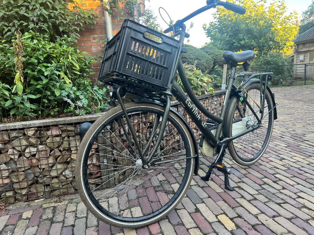 Cortina Transport Damesfiets Mat Groen! Versnellingen Mand, Fietsen en Brommers, Terugtraprem, Gebruikt, 47 tot 50 cm, Versnellingen