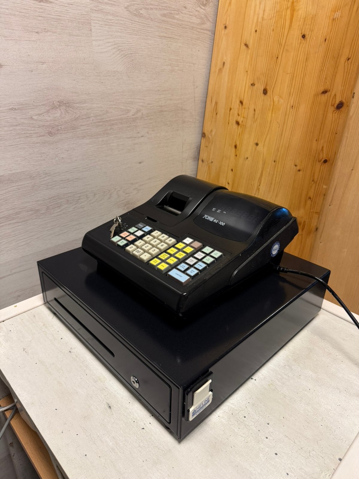 Kassa TOWA AX-100 Heijne zwart kassasysteem, Ophalen, Zo goed als nieuw