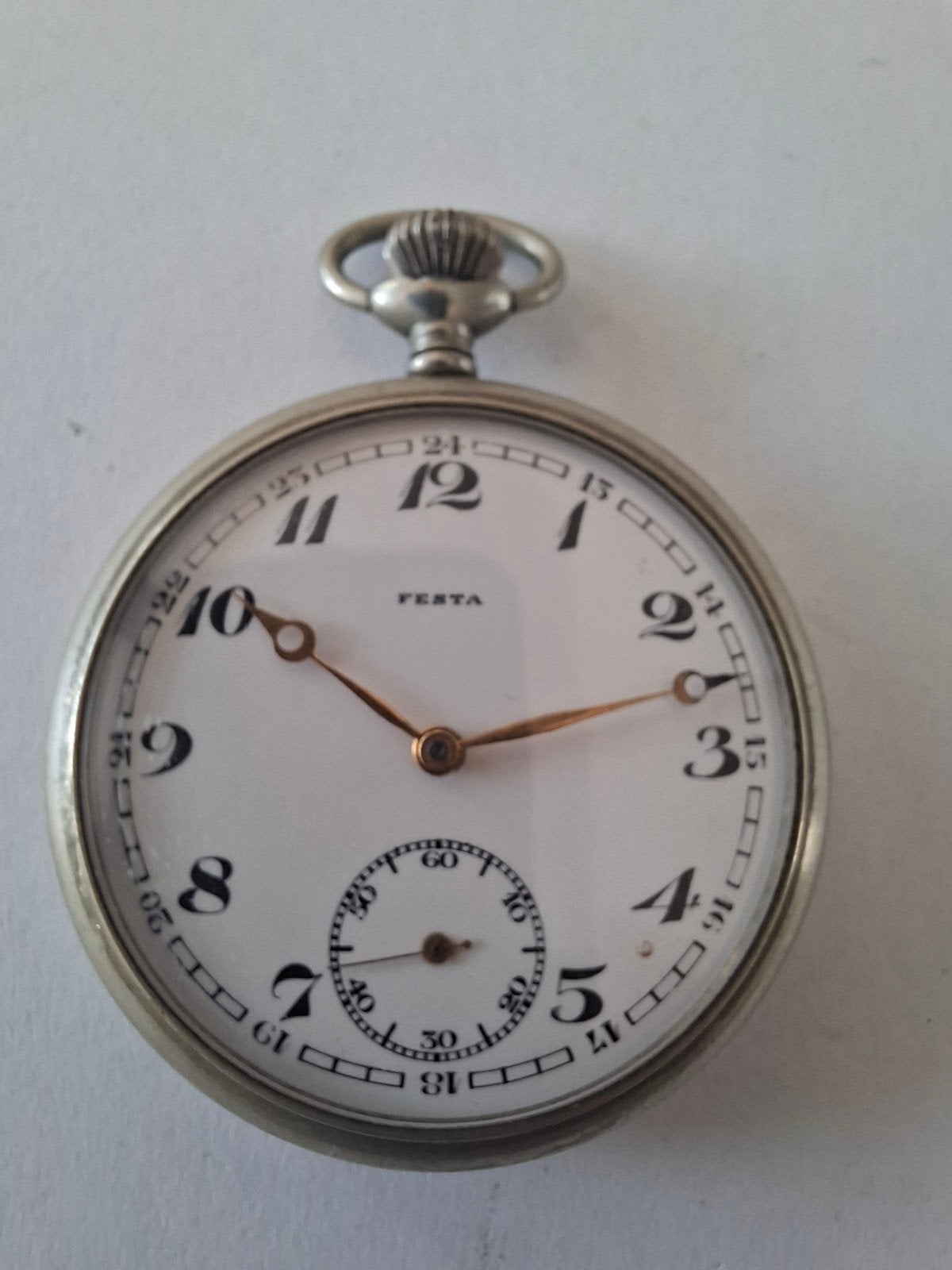 Prachtig Vintage Festa (Alpina) Zakhorloge – Jaren 30/40 – L, Sieraden, Tassen en Uiterlijk, Horloges | Antiek, Ophalen of Verzenden