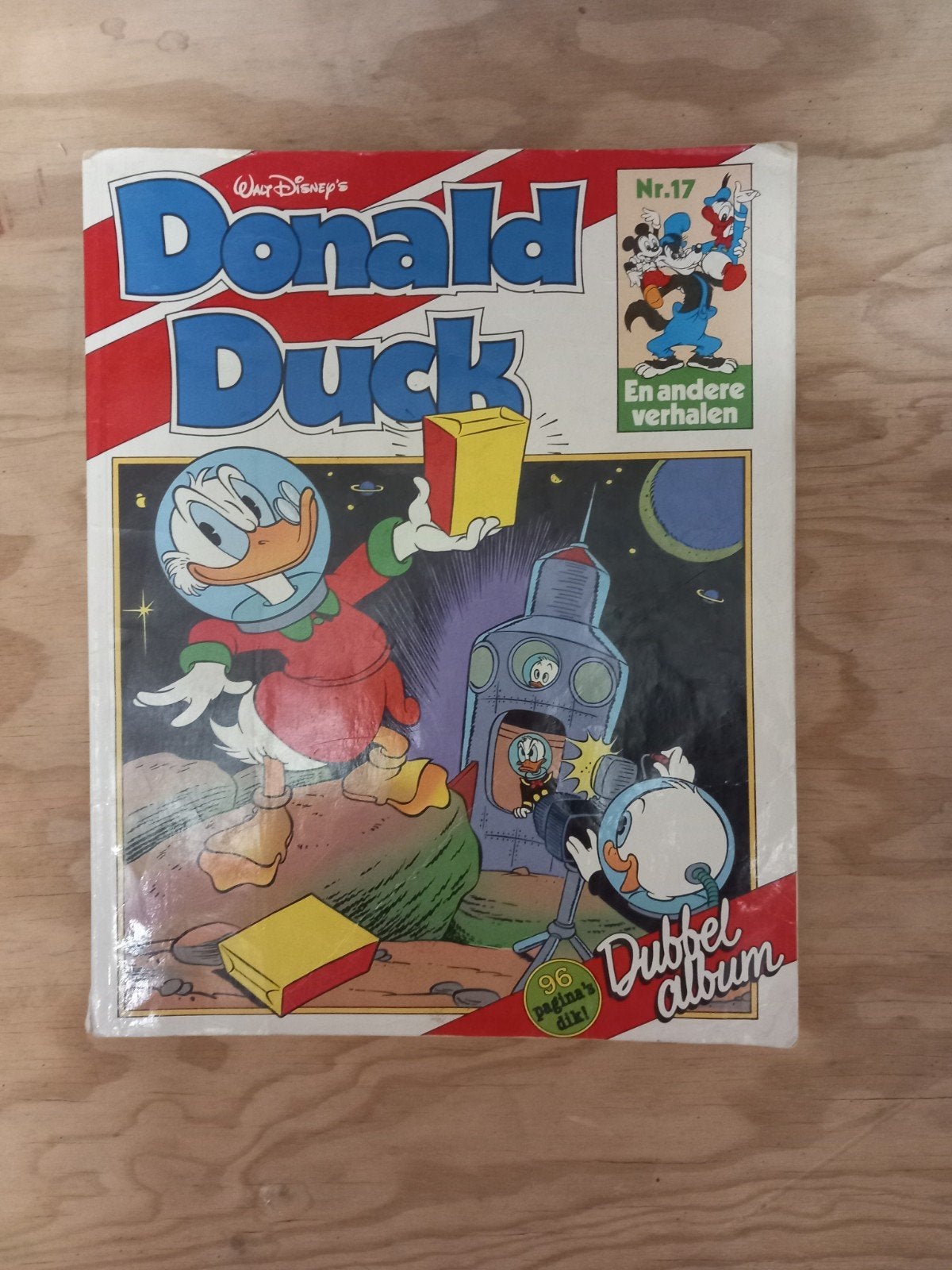 Donald Duck Dubbelalbum Nr. 17 - Ruimteavonturen, Boeken, Ophalen