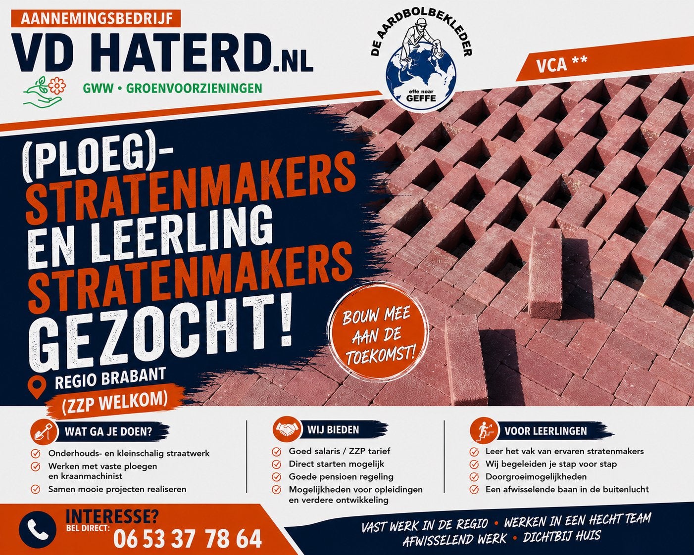 Stratenmakers & leerling-stratenmakers gezocht!, 33 - 40 uur, Starter, Overige vormen
