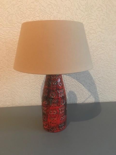 SPARA keramiek Germany Lava tafellamp, Overige materialen, Gebruikt, Minder dan 50 cm, Retro / Vintage / Space Age