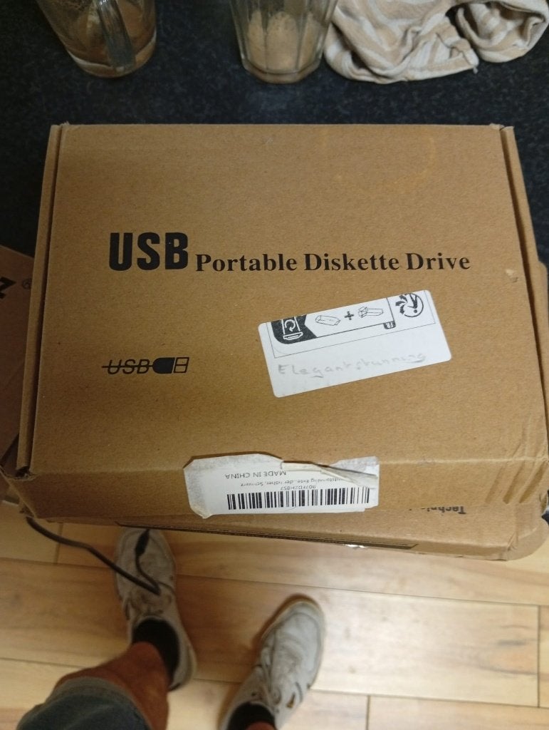 USB Floppy drive, Ophalen of Verzenden, Zo goed als nieuw, Extern