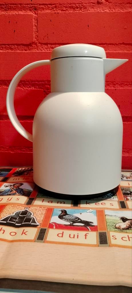 EMSA Thermoskan - Wit, 1 Liter, Huis en Inrichting, Keuken | Keukenbenodigdheden, Zo goed als nieuw, Overige typen, Overige merken