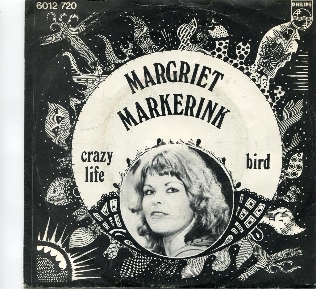 MARGRIET MARKERINK  -  Crazy life, Cd's en Dvd's, Vinyl Singles, Gebruikt, Pop, Fotohoes, Ophalen of Verzenden