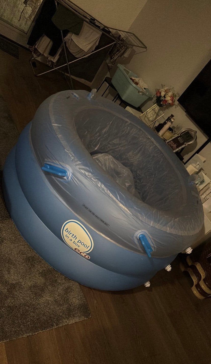 Birth Pool in a Box Mini 1 persoons + Repair kit + Hoes, Ophalen of Verzenden, Zo goed als nieuw