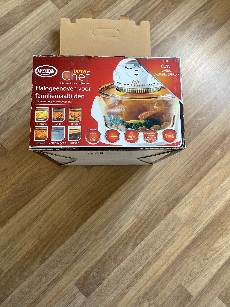 Infra Chef halogeen oven, Witgoed en Apparatuur, Ophalen, Minder dan 45 cm, Minder dan 45 cm, Nieuw